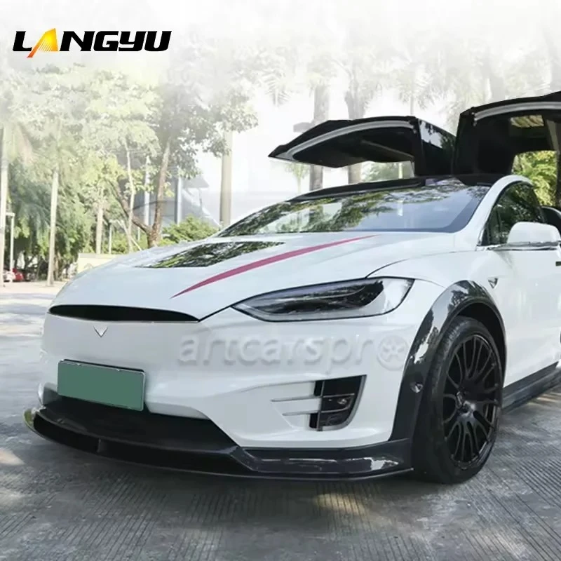 Kit carrocería ancho Tesla Model X fibra de carbono - imagen 5