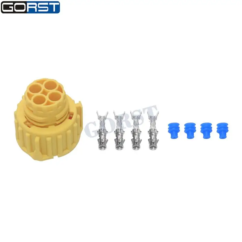Conectores eléctricos 4 vías con clip para arnés cableado coche - imagen 4