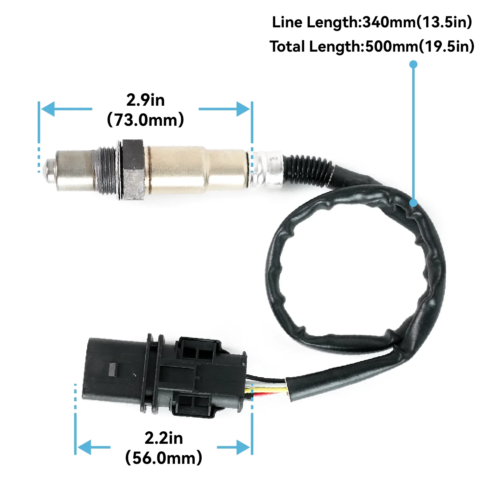 Bosch LSU4.9 sensor lambda banda ancha para AEM X-Series