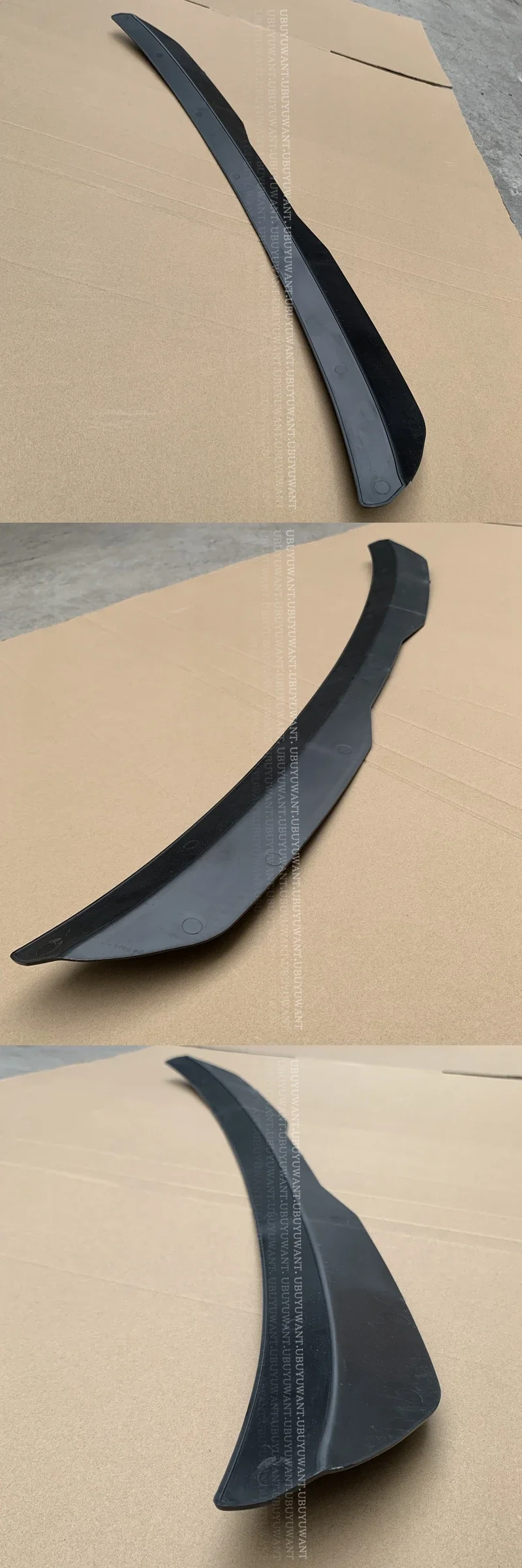 Alerón imprimación vista posterior y curvatura