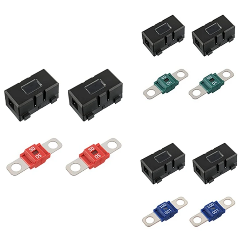 Portafusibles plástico 40A con perno de alta corriente ANS-H para coche - imagen 5