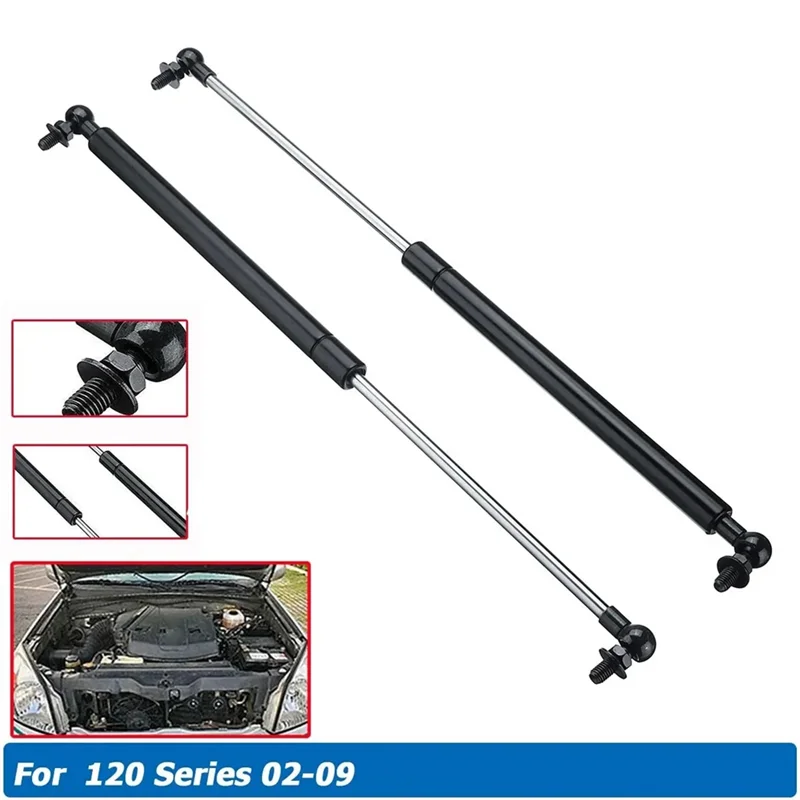 Puntales de capó AEF3 para Toyota Landcruiser Prado 120 2003-2009 - imagen 5