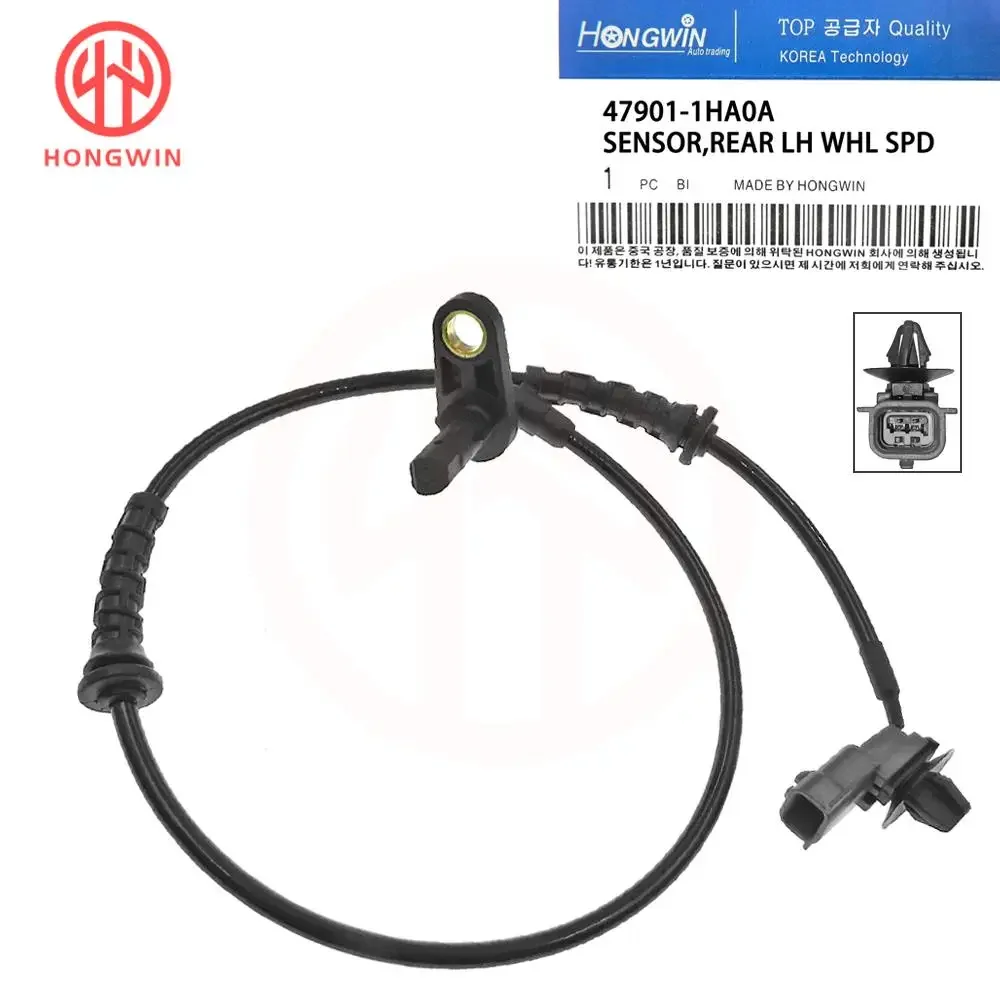 Sensor ABS para aplicación delantera o trasera