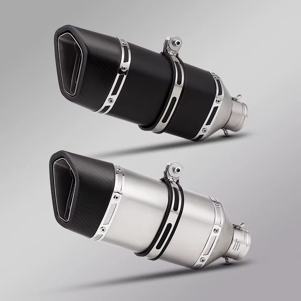 Silenciador universal de escape para moto con DB killer
