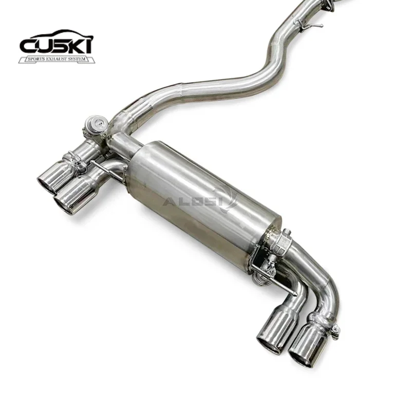 Escape deportivo de acero inoxidable BMW 1M E82 3.0T 2011-2012