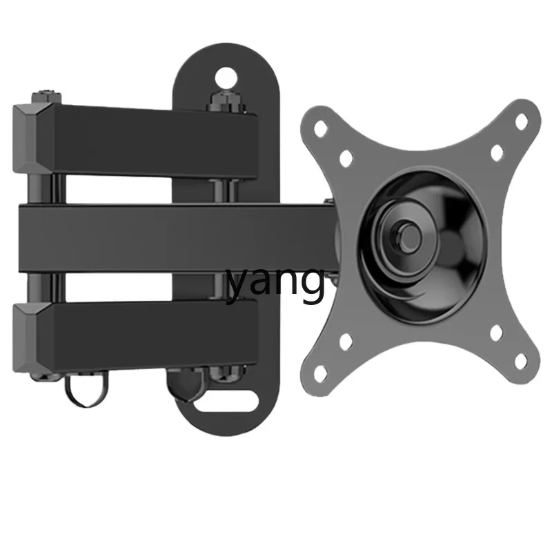 YJQ colgador de TV para monitor LCD de ordenador, estante de pared universal retráctil giratorio