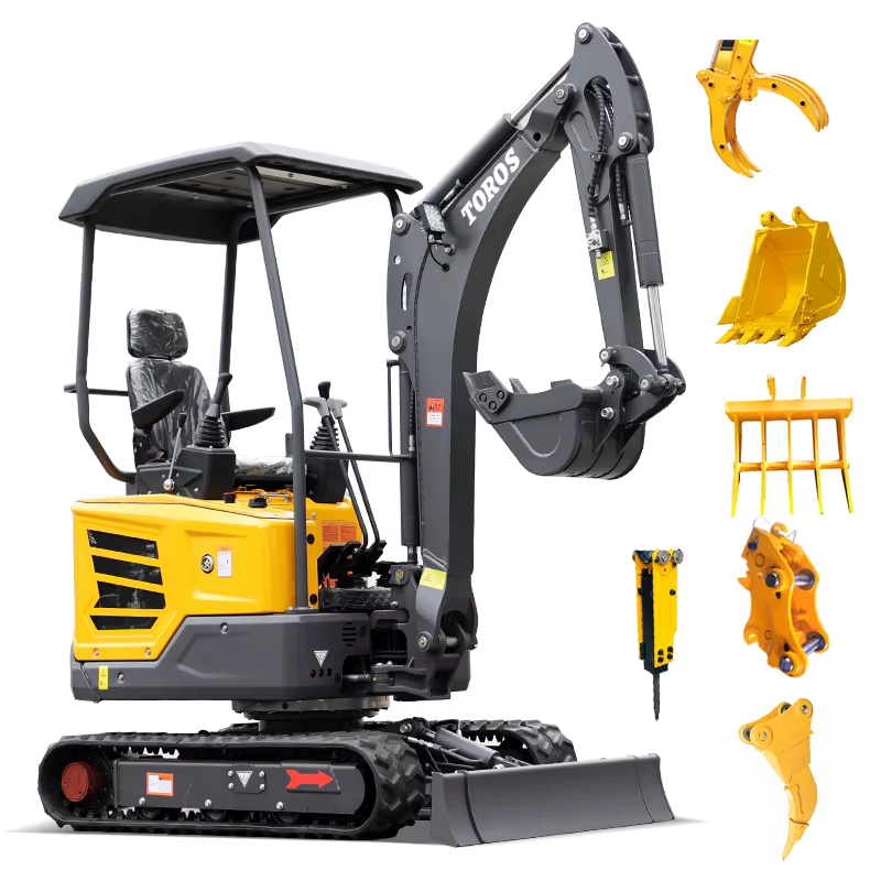 Miniexcavadora sobre orugas personalizada EURO5 EPA alta eficiencia - imagen 3