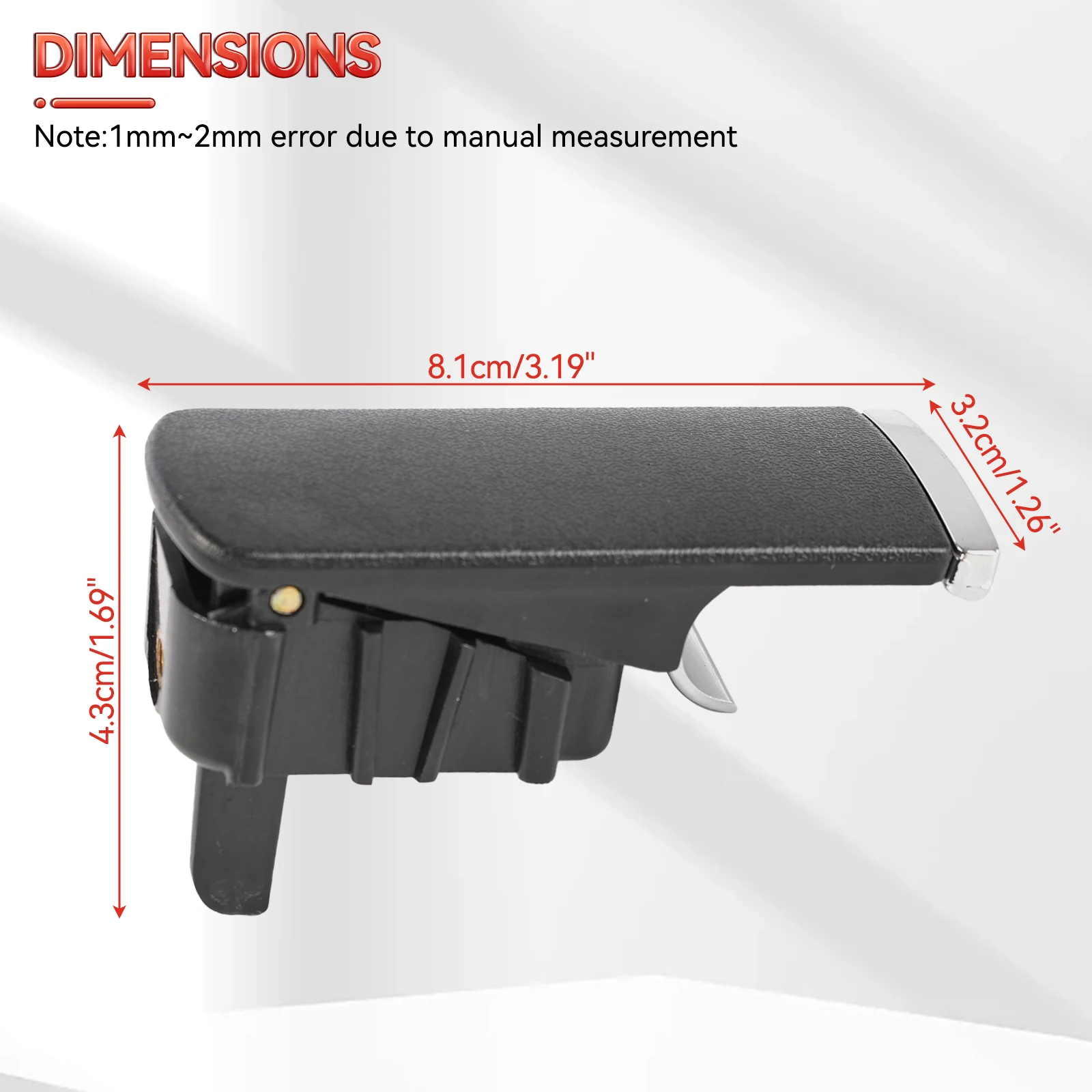 Extractor de caja de manija de tapa de bloqueo de guantera con volante a la izquierda sin orificio para Audi A4 8E B6 B7 2001-2007 8E1857131 accesorios de coche 8E1857131A - imagen 4