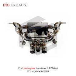 ING SS304 sistema de escape catback – Lamborghini Aventador S 6.5 V12