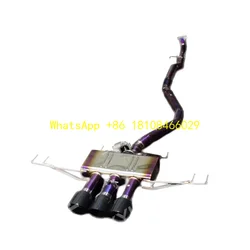 Escape cat-back de titanio para Honda Civic Type R FL5