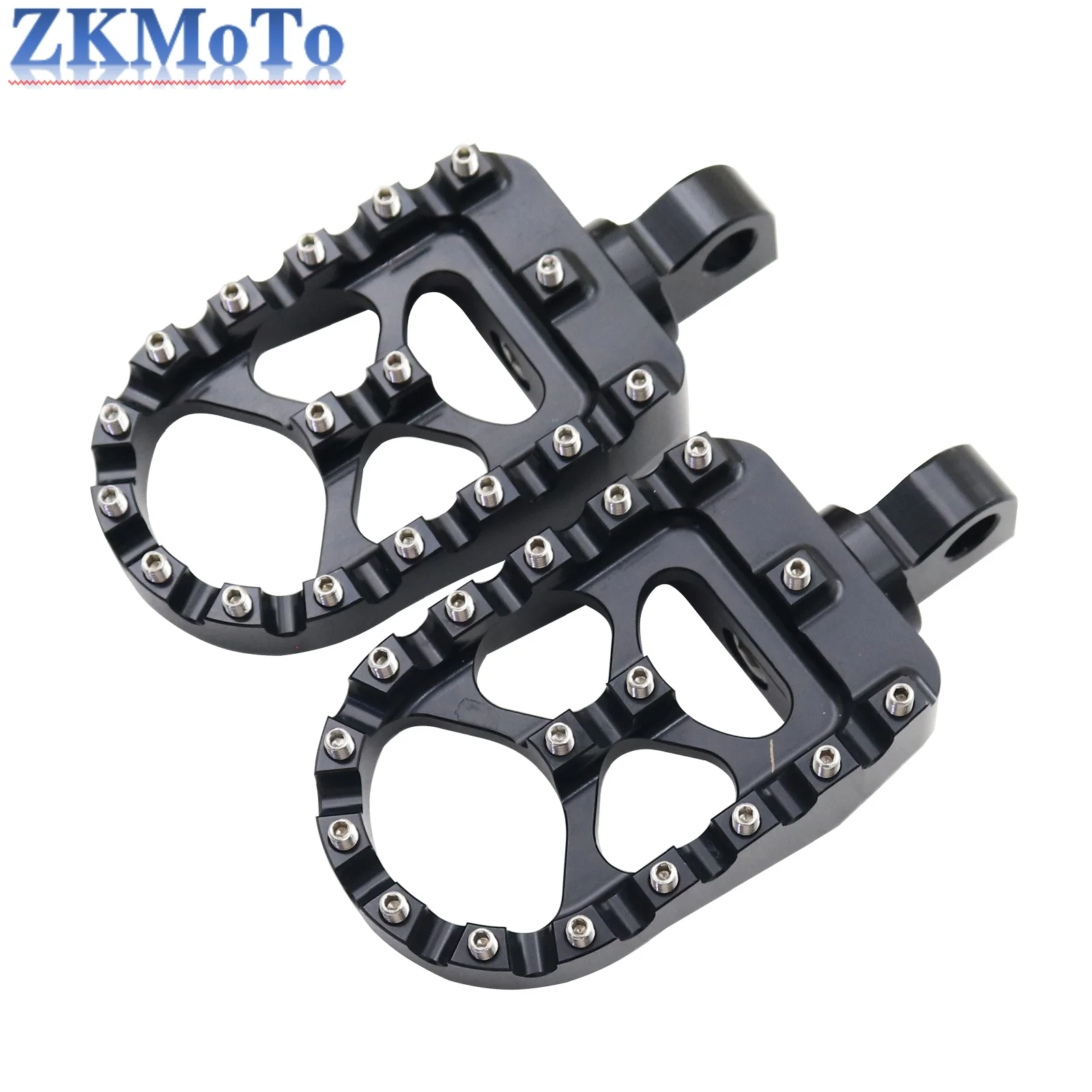 Estribos giratorios CNC para Harley Dyna Fat Bob Softail Sportster - imagen 5