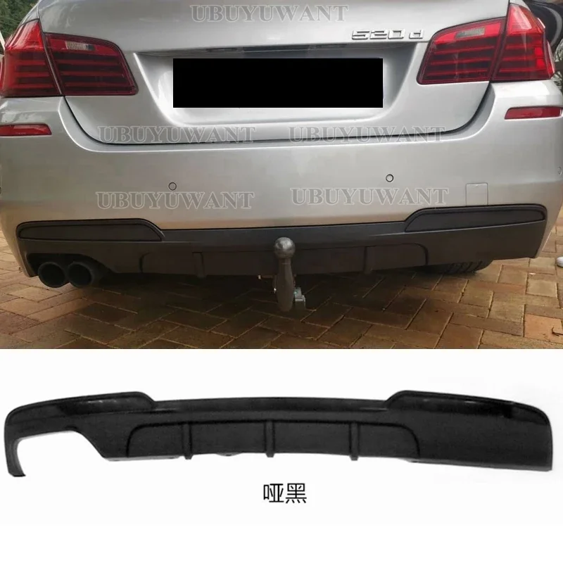 Splitter trasero fibra carbono BMW Serie 5 F10 M Sport 2010-2016 - imagen 5