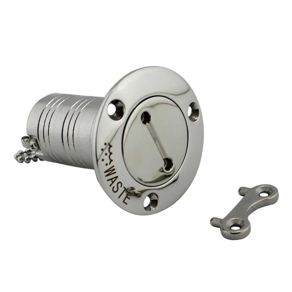 Relleno de cubierta de Hardware para barcos marinos, 38/50mm, tapa de llave de acero inoxidable 316, relleno de cubierta de combustible de Gas diésel para residuos de agua, 1,5 "y 2" - imagen 3
