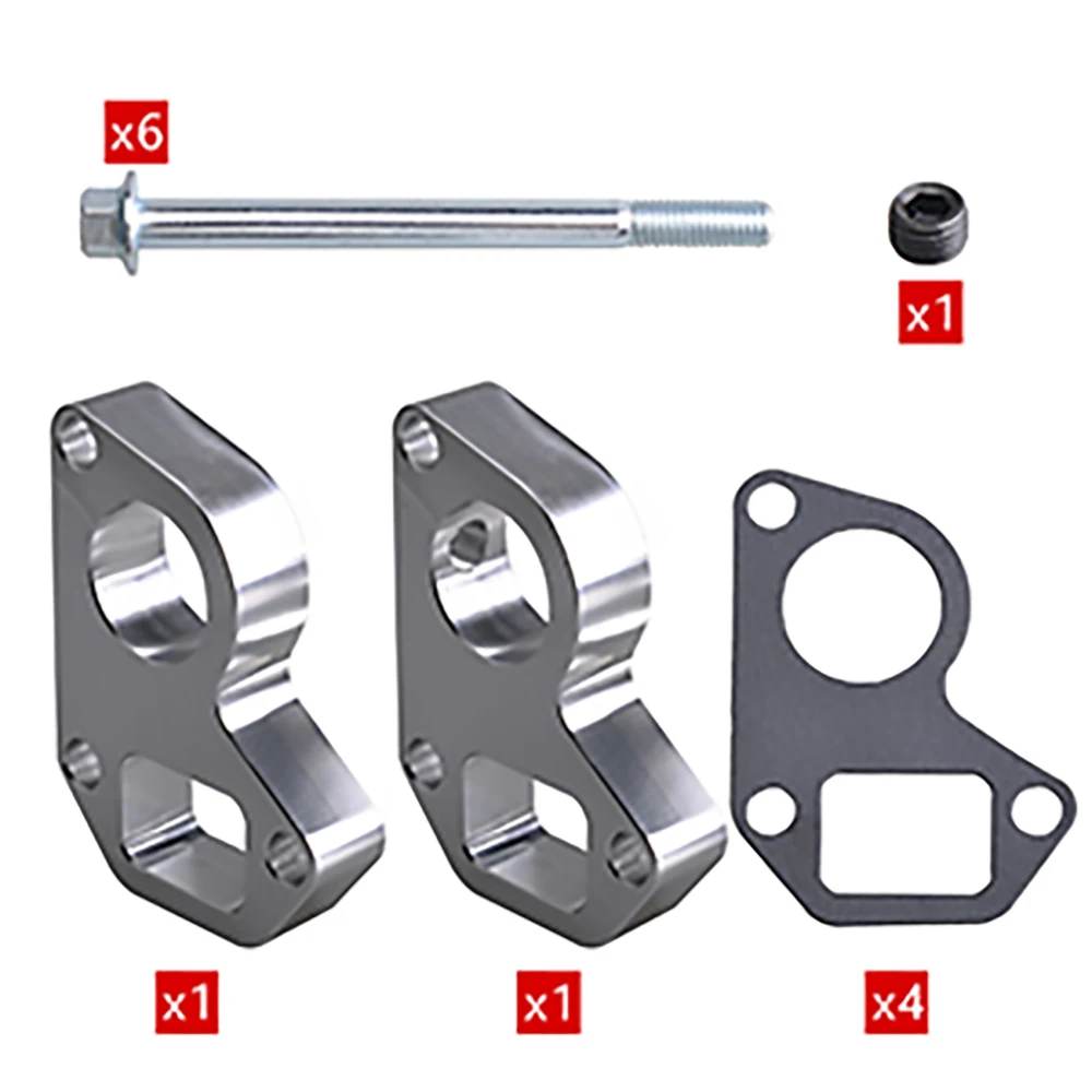 Kit espaciadores de bomba agua aluminio LS para Camaro LQ4 LS1 LS2 - imagen 2
