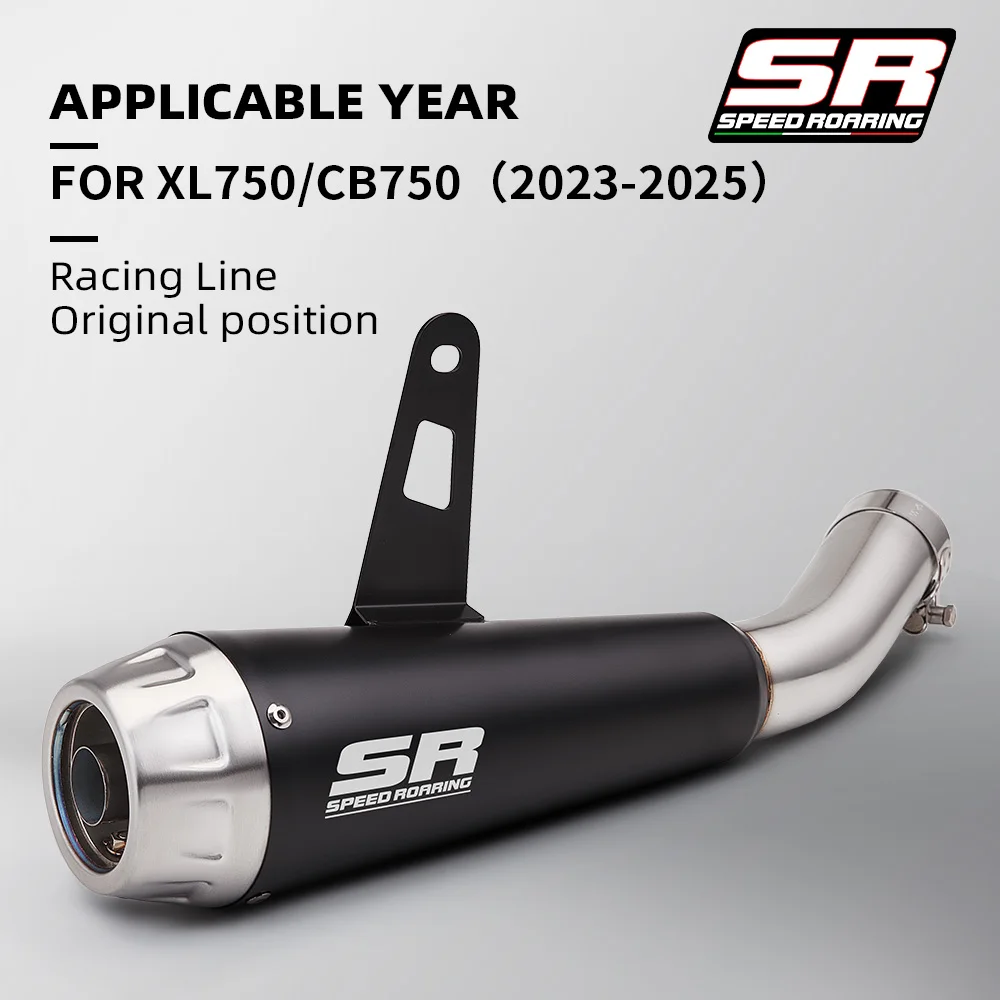 Silenciador slip-on para Honda XL750 Transalp y CB750 Hornet 2023-2024