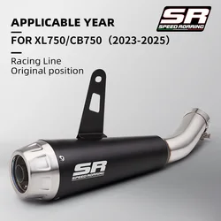 Silenciador slip-on para Honda XL750 Transalp y CB750 Hornet 2023-2024