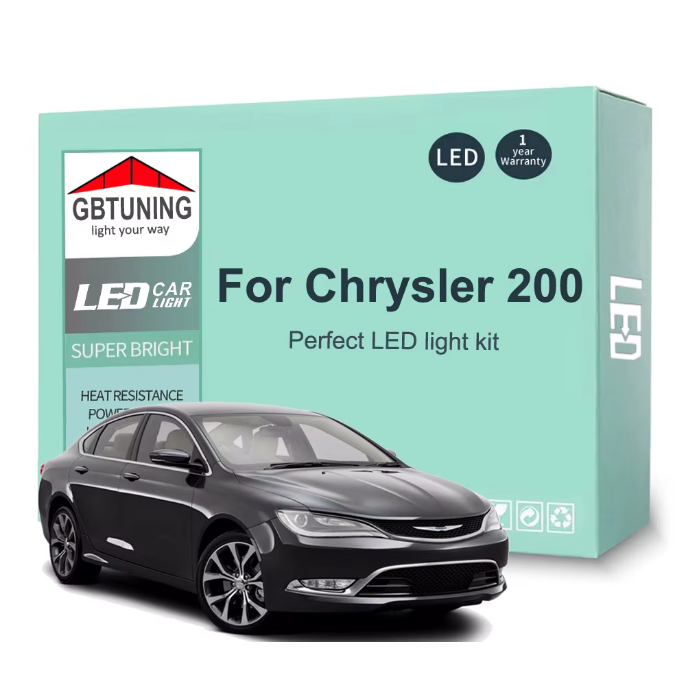 Bombillas LED interiores CANBUS UDS para Chrysler 200 2015-2017