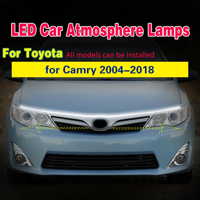 Luces diurnas LED para Toyota Camry 2004-2018 impermeables 12V