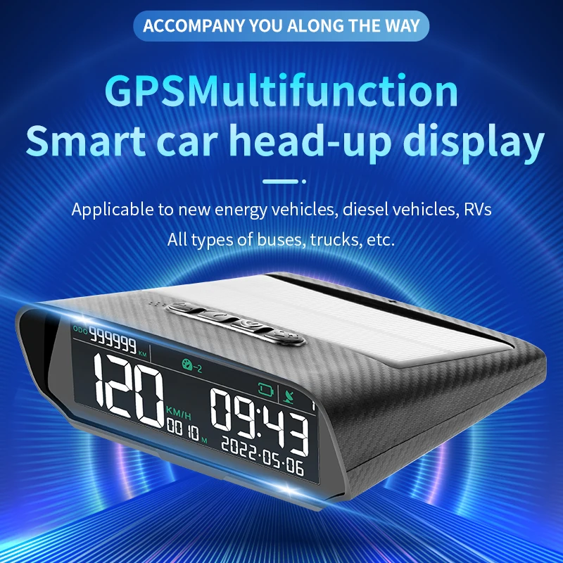HUD GPS X100 para coche – velocímetro y altímetro LCD