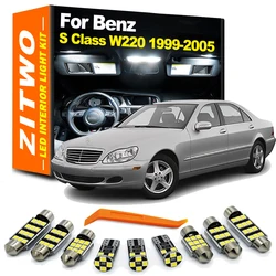 ZITWO bombillas LED interior Mercedes Clase S W220 lectura