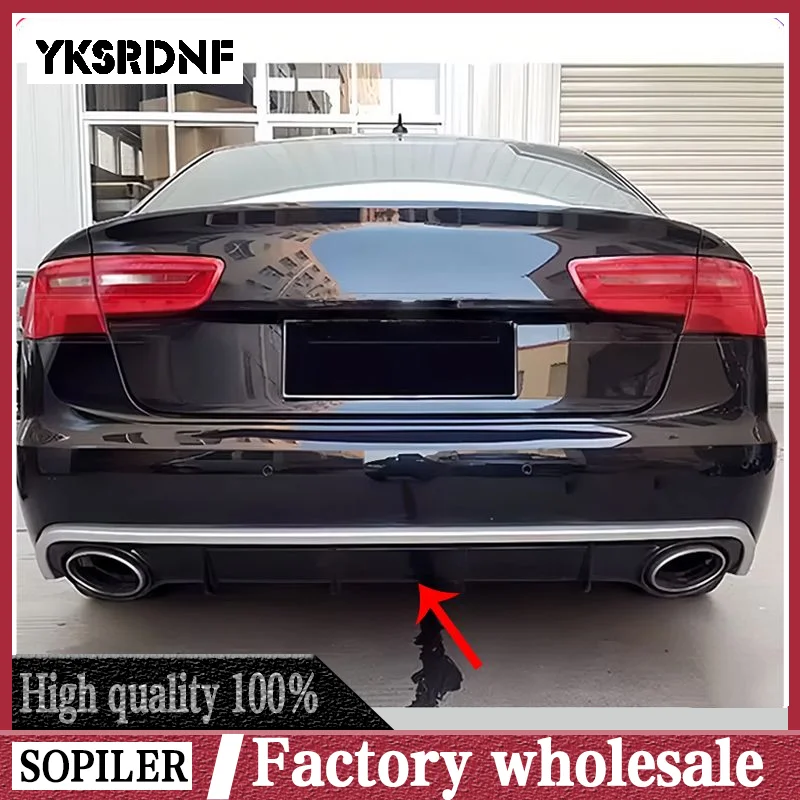 Difusor ABS trasero Car Styling para Audi A6 C7 2012-2015
