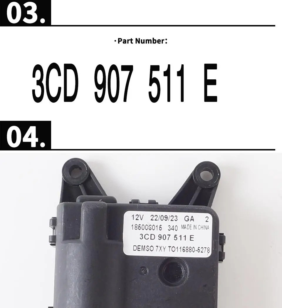 Detalle del servomotor con conectores