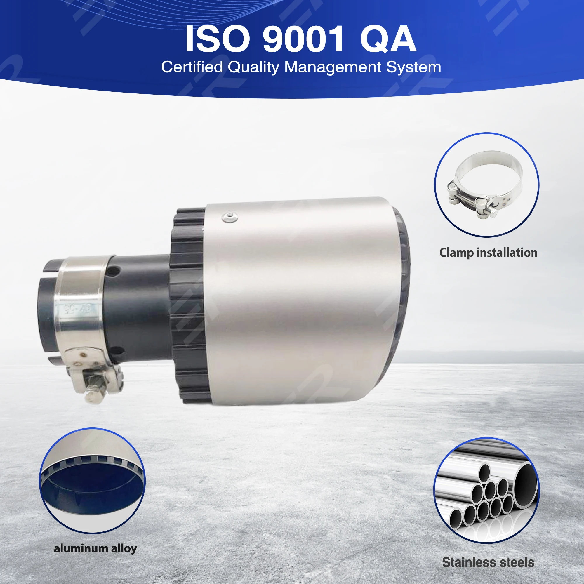 Punta de escape decorativa para Volkswagen Golf 89-101mm - imagen 2