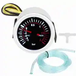 Manómetro de Impulso LED 2 Pulgadas 12V Universal para Turbocargadores