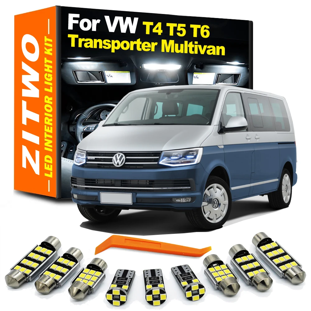 ZITWO Kit bombillas LED interior para Volkswagen Multivan T6/T5