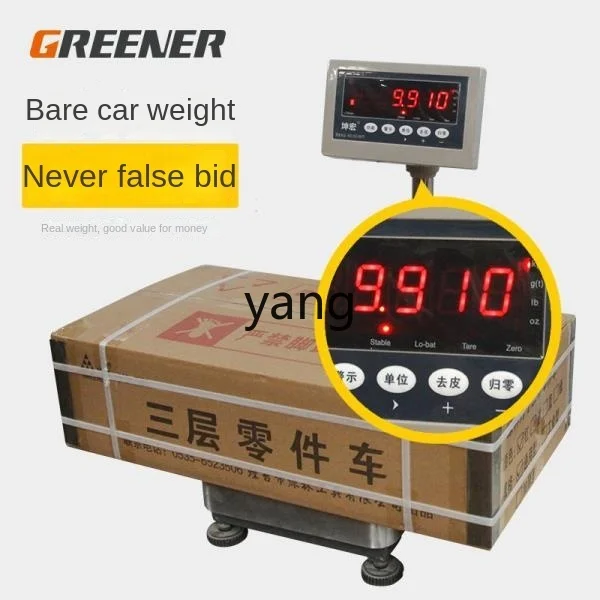 Herramienta de reparación de automóviles LH, carro de piezas multifuncionales de empuje manual de tres capas - imagen 3