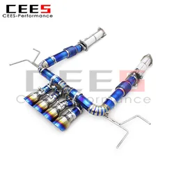 Cees Sistema de escape cat-back recto para Chevrolet Corvette Z06