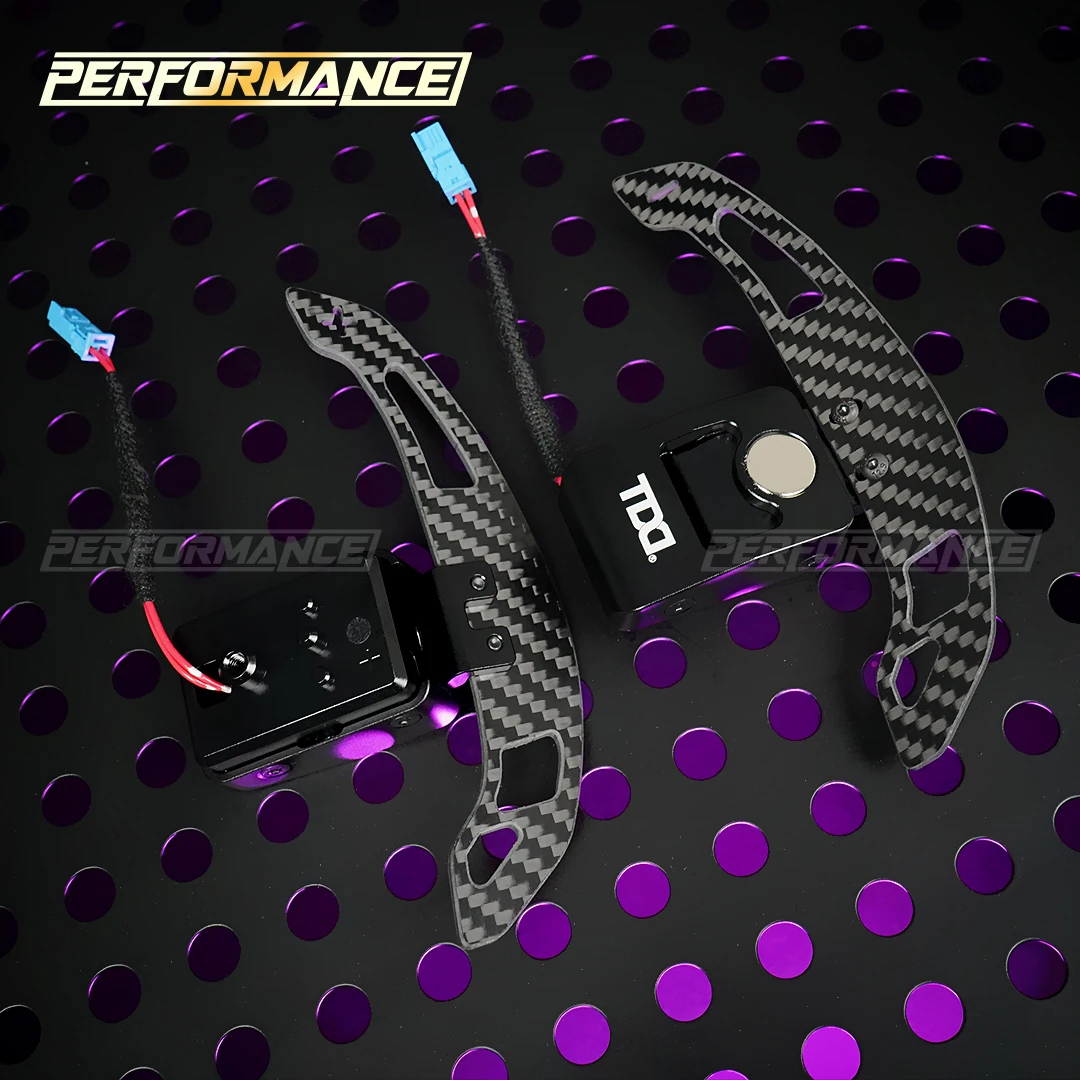 Paletas cambio magnéticas TDD fibra carbono para BMW F20 F30 F32 F34
