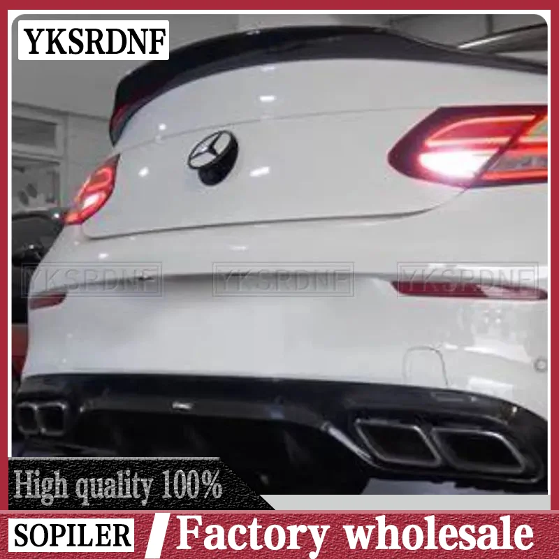 Alerón de techo trasero ABS para Mercedes W205 Cupé (2015-2017)