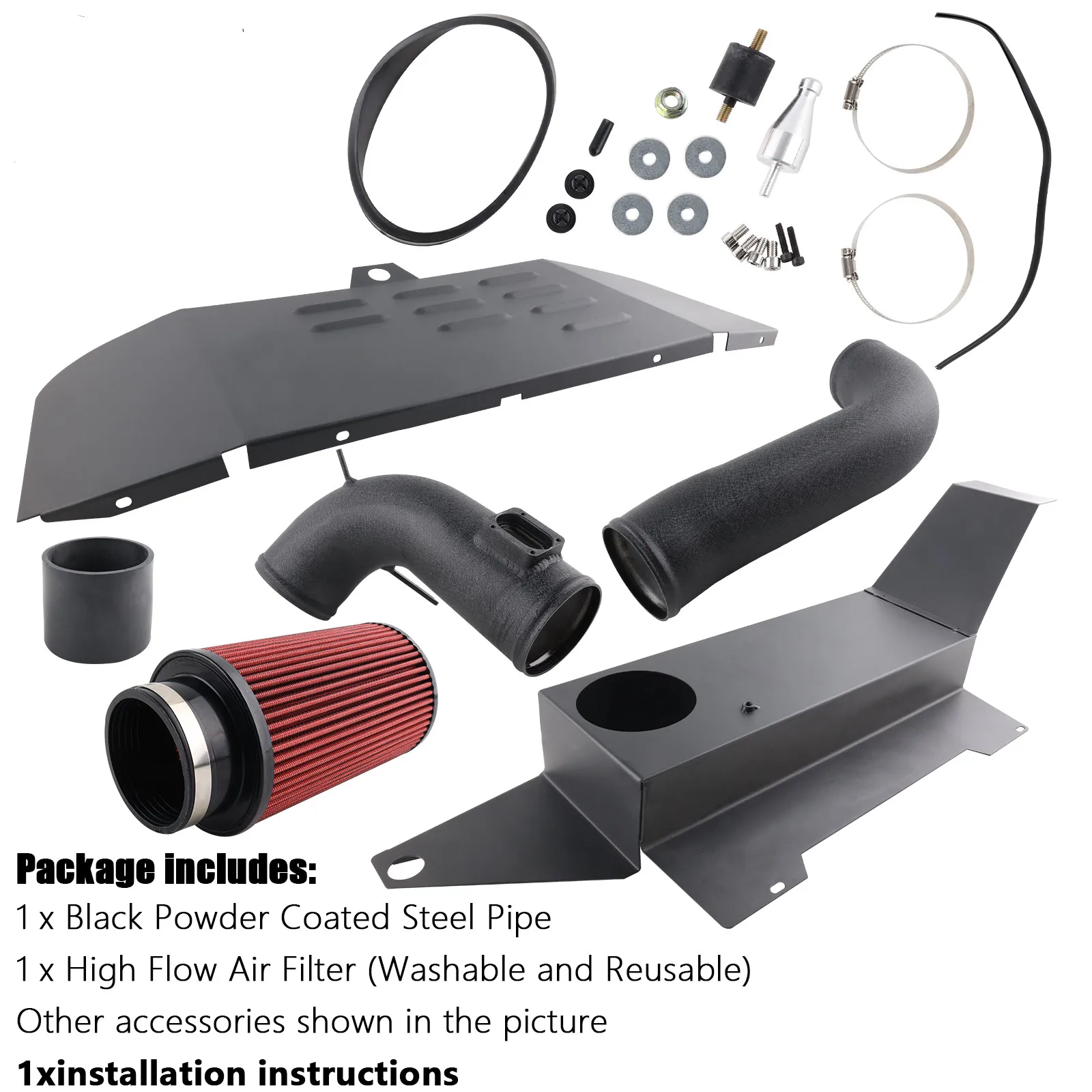 Kit tubo entrada de aire frío aluminio para BMW F30 320i 328i - imagen 3