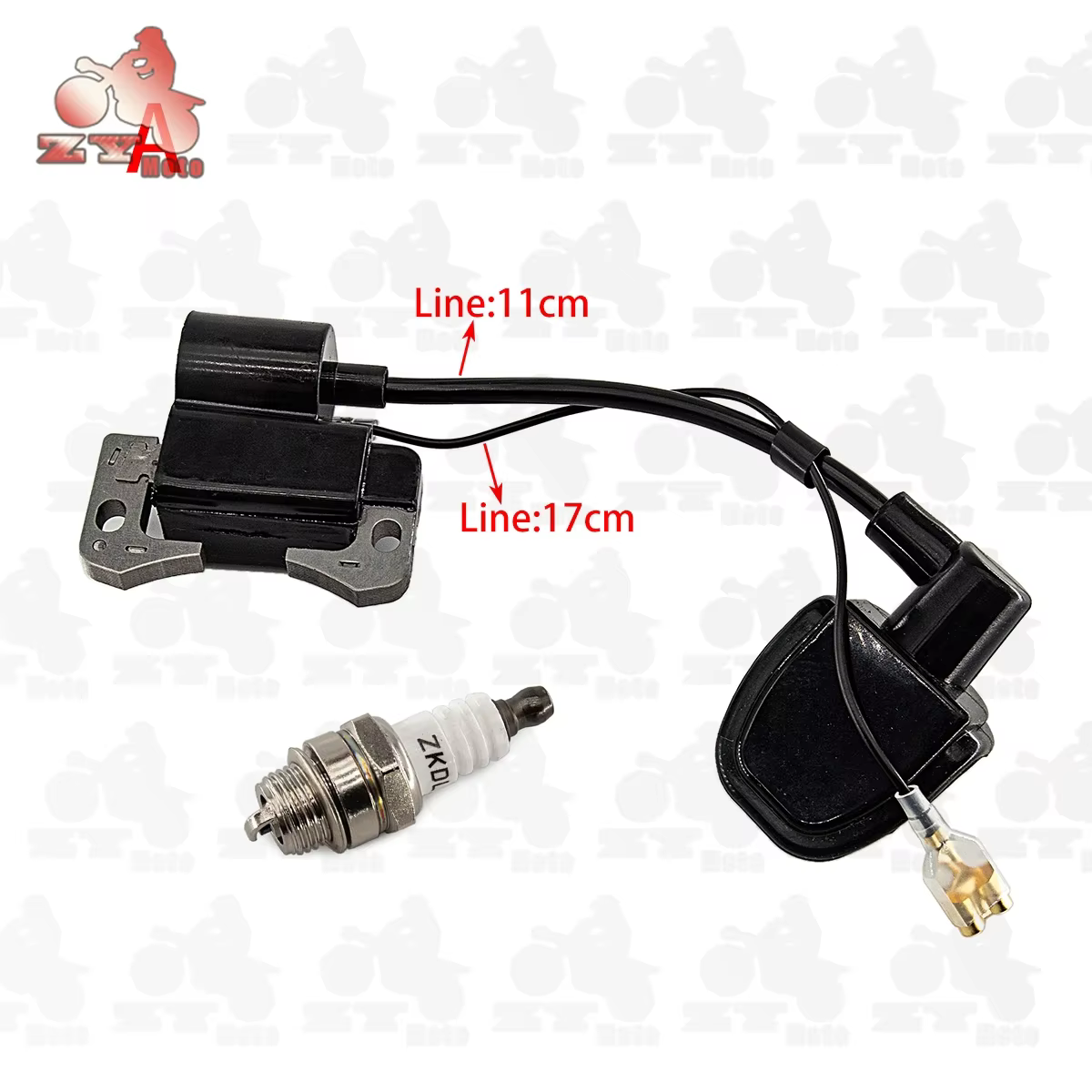 Bobina de encendido de alto rendimiento para motor 2T 43-49 cc - imagen 4