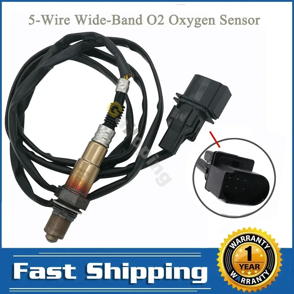 Sonda lambda de banda ancha 5 cables para Audi A4 1.8T y VW Golf