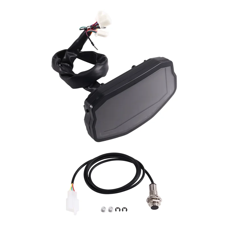 Velocímetro Digital LCD Universal con Tacómetro para Moto - imagen 2