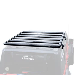 Caja transportadora de Metal de aluminio, portaequipajes de techo multifuncional apto para plataforma de techo de coche JL Pickup
