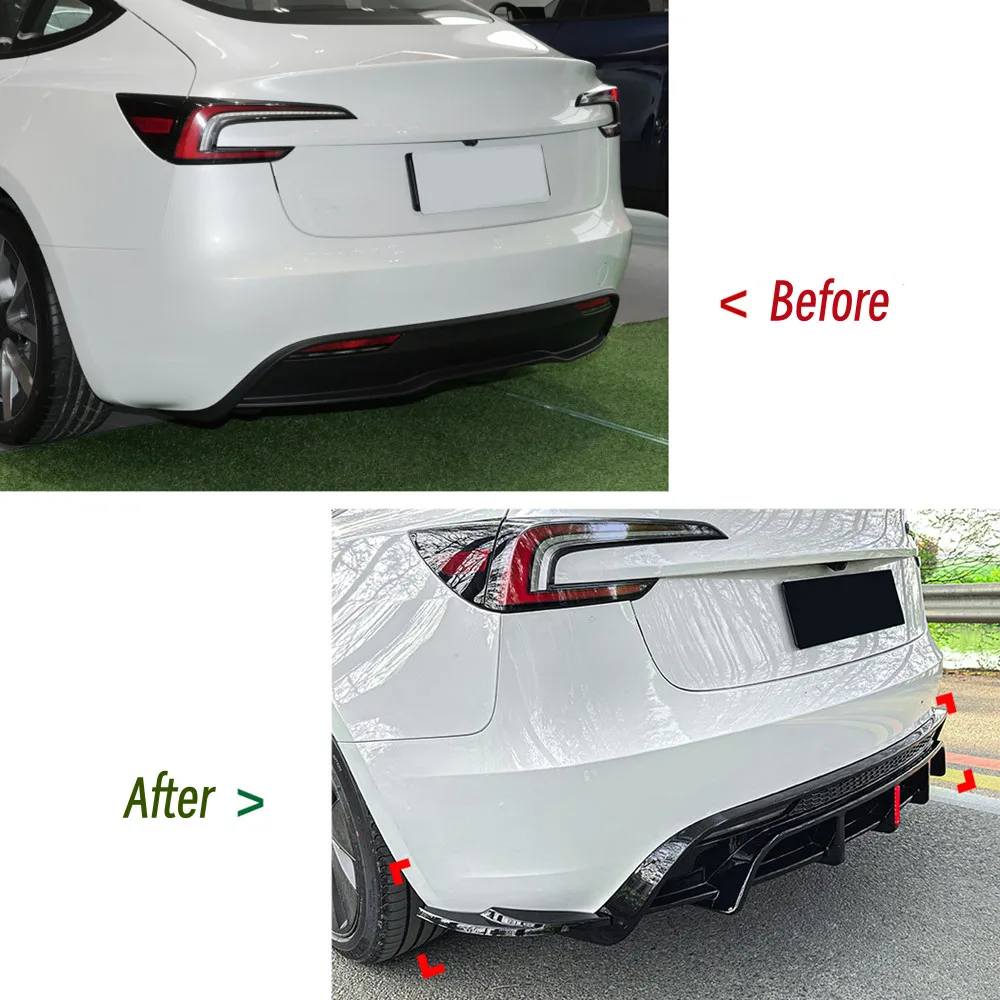 Kit de accesorios exteriores para Tesla Model 3 Highland 2024+ - imagen 4