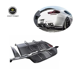 Difusor trasero de fibra de carbono estilo PSM para BMW M6 F06/F12/F13