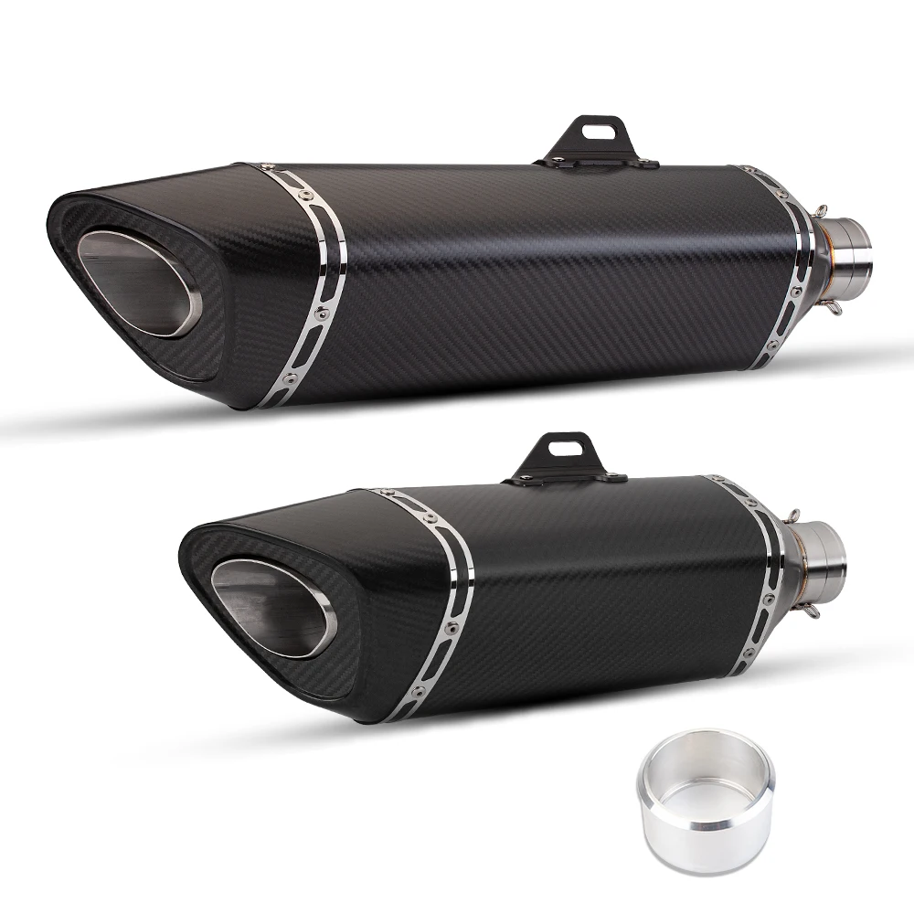 Silenciador escape con logotipo láser compatible Kawasaki ER6N Z800 Suzuki SV650 - imagen 3