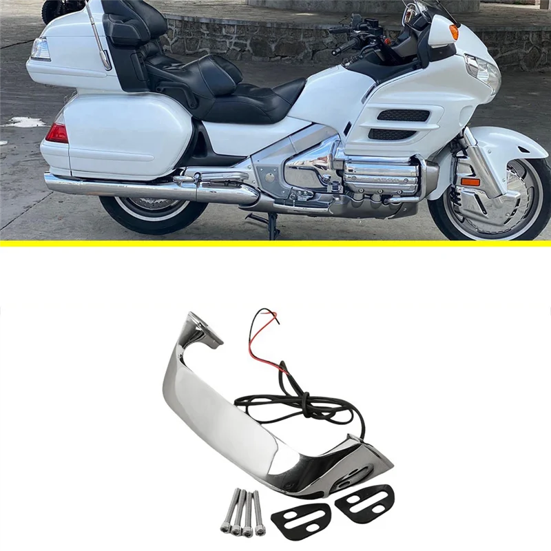 Luz trasera AB56 cromada Honda Gold Wing GL1800 2001-2016 - imagen 4