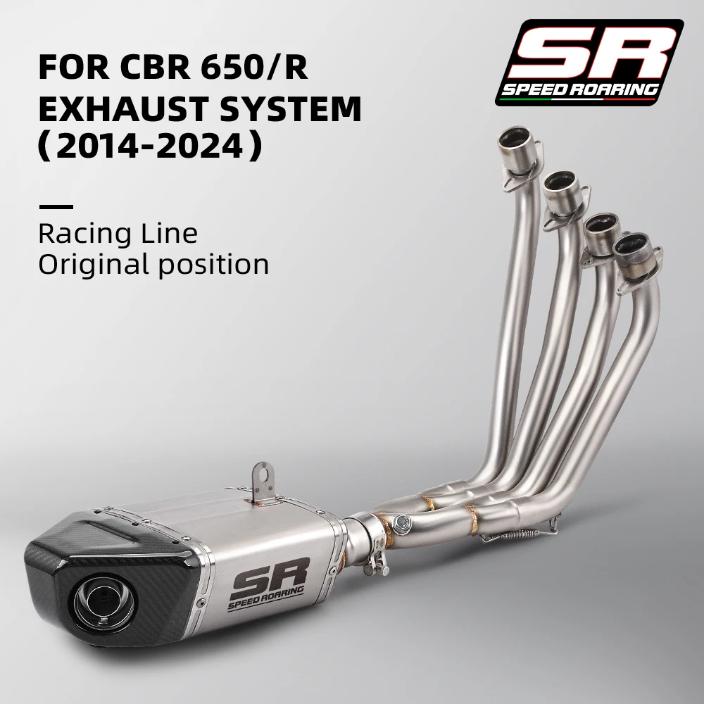Escape de carreras Honda CBR650R y CB650F línea completa