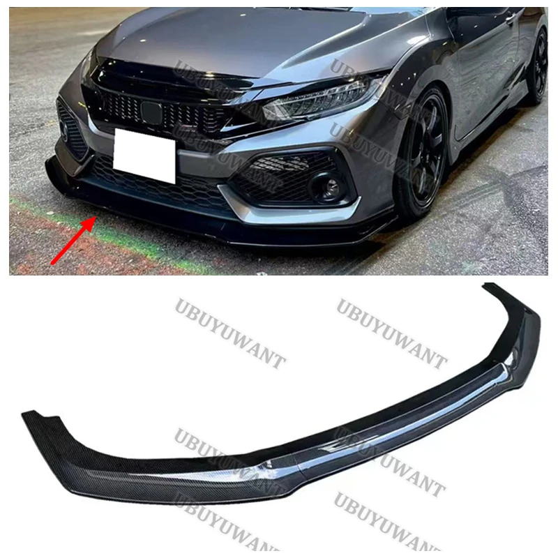 Kit separadores alerón paragolpes Honda Civic FK7 2016-2021 - imagen 2