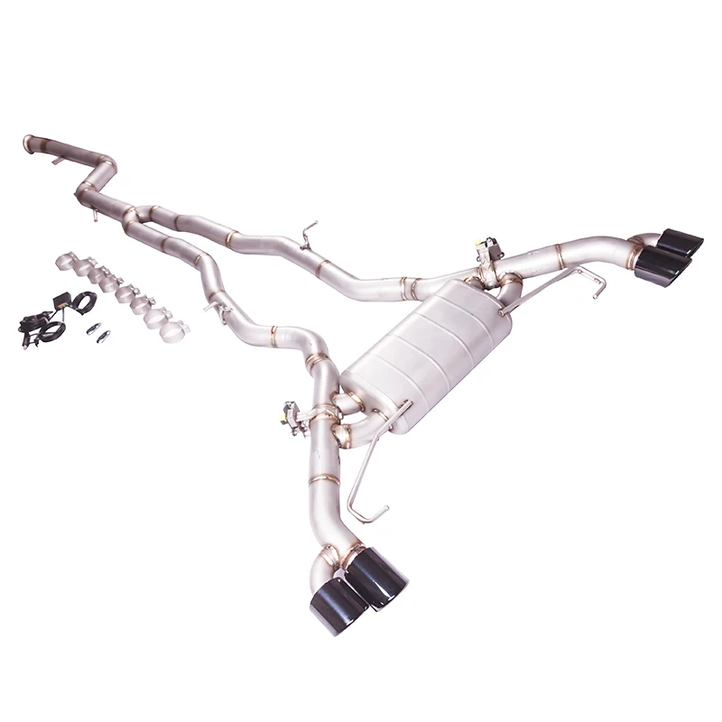 Silenciador de escape GFC catback para BMW X3 X4 M40i G01 G02, 2019 ~ 2024, sistema de escape de válvula eléctrica para coche hecho de acero inoxidable 304 - imagen 2