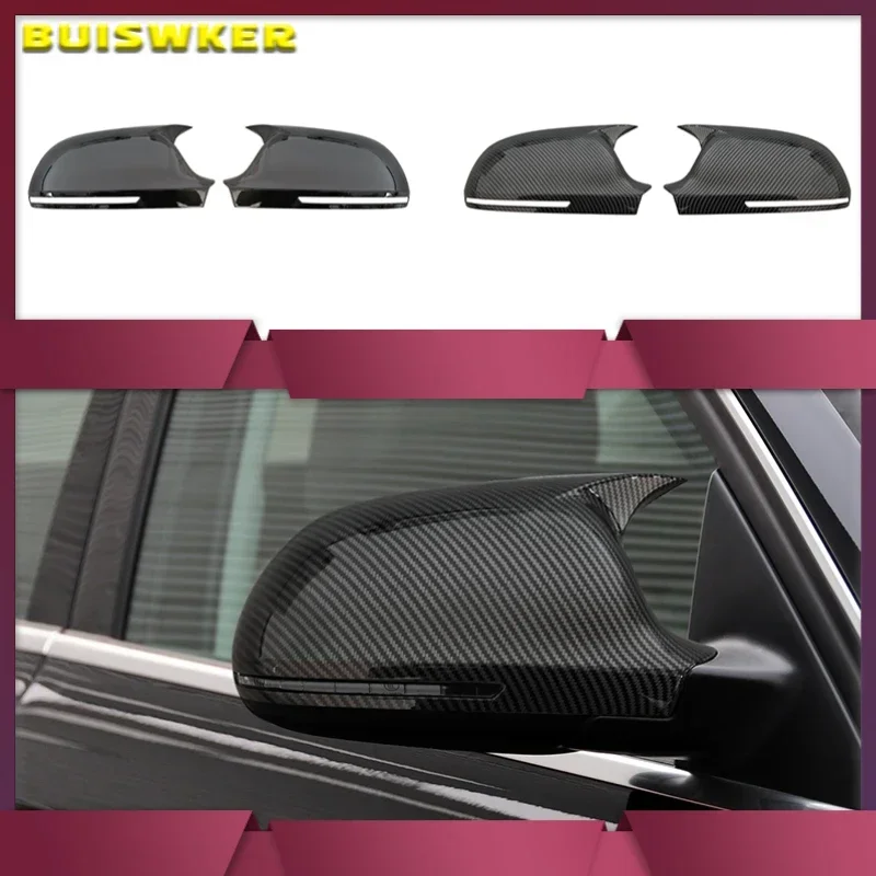 Tapas de retrovisor negro brillante para Audi A4, A5, A3, A6 y Q3