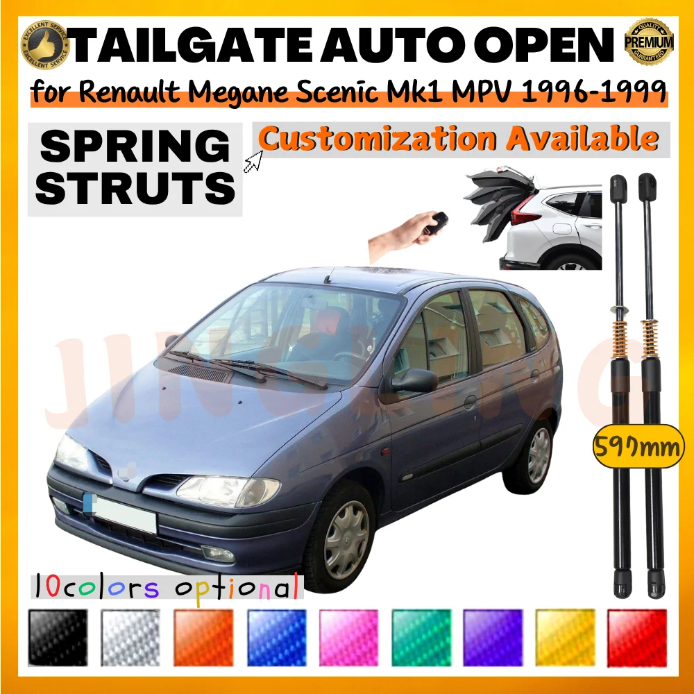 Puntales de maletero con resorte para Renault Megane Scenic Mk1