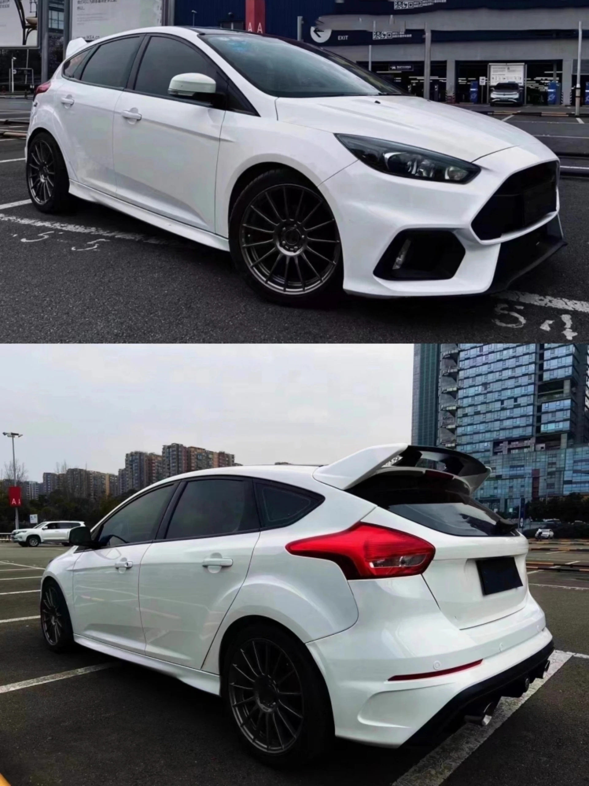 Body kit Ford Focus MK3 Hatchback 2015-2018 estilo RS - imagen 2