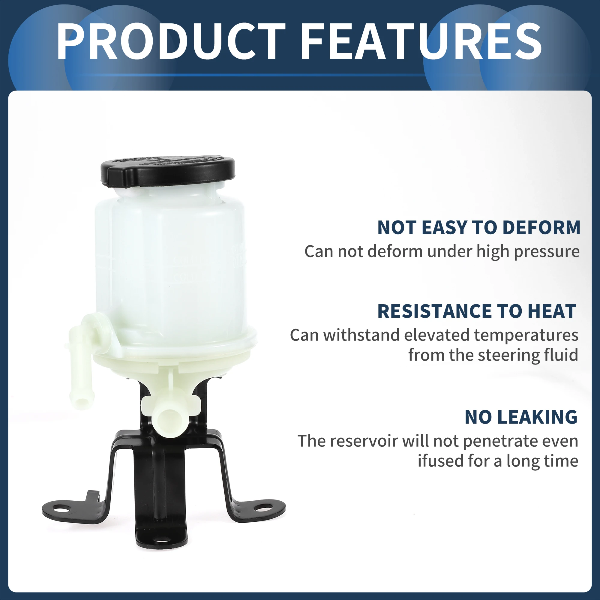 Depósito de dirección asistida para vehículo UXCELL, tanque de dirección asistida automático No. 4436060321   Para Toyota 4Runner 6 Cyl 4.0L 2010-2022 - imagen 3