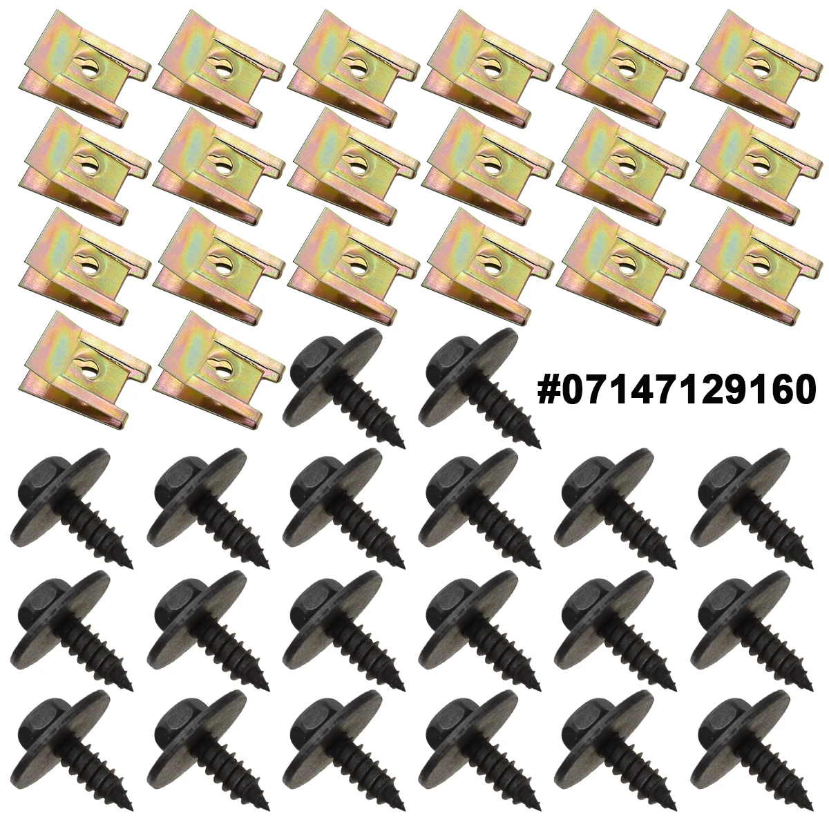Tornillos de guardabarros con clip en U para BMW E46, E90, E92 y F10 - imagen 2